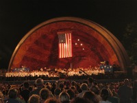 Enjoy a New England evening at the Hatch Shell